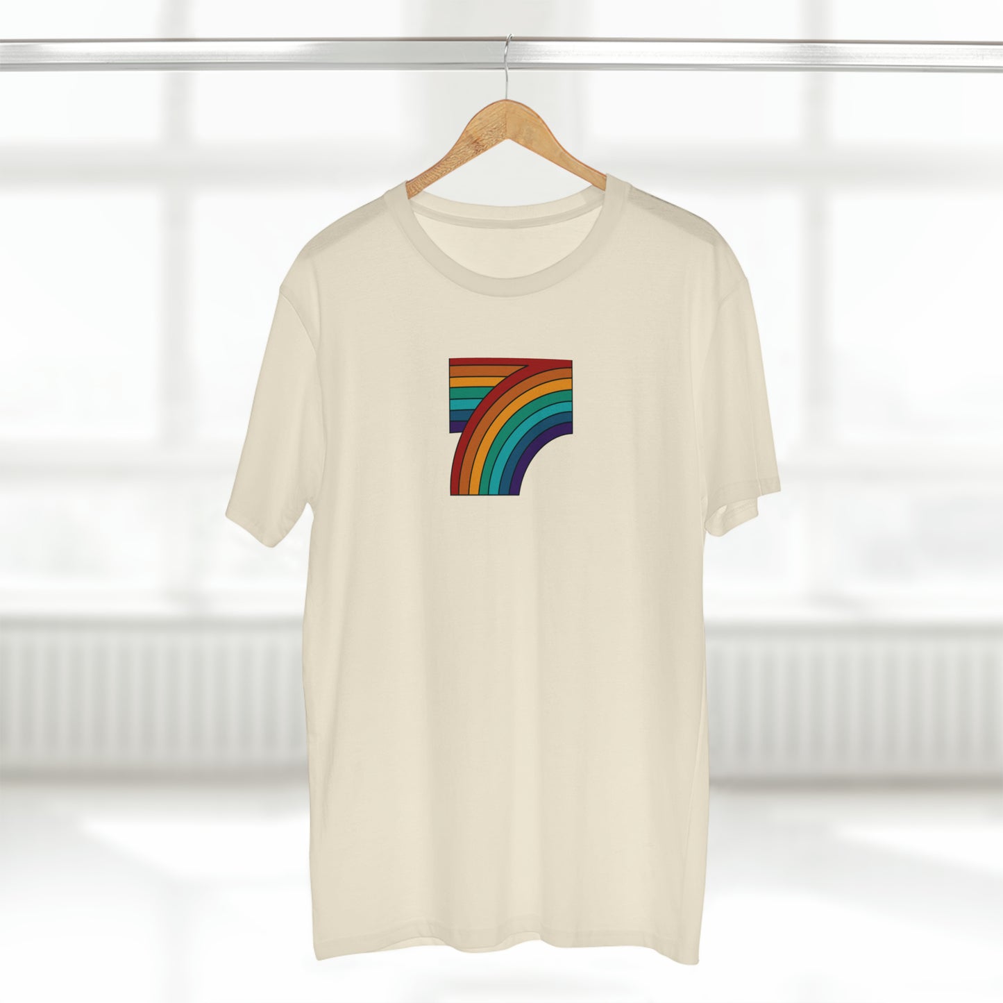 7 Rainbow FALL Men's Staple Tee