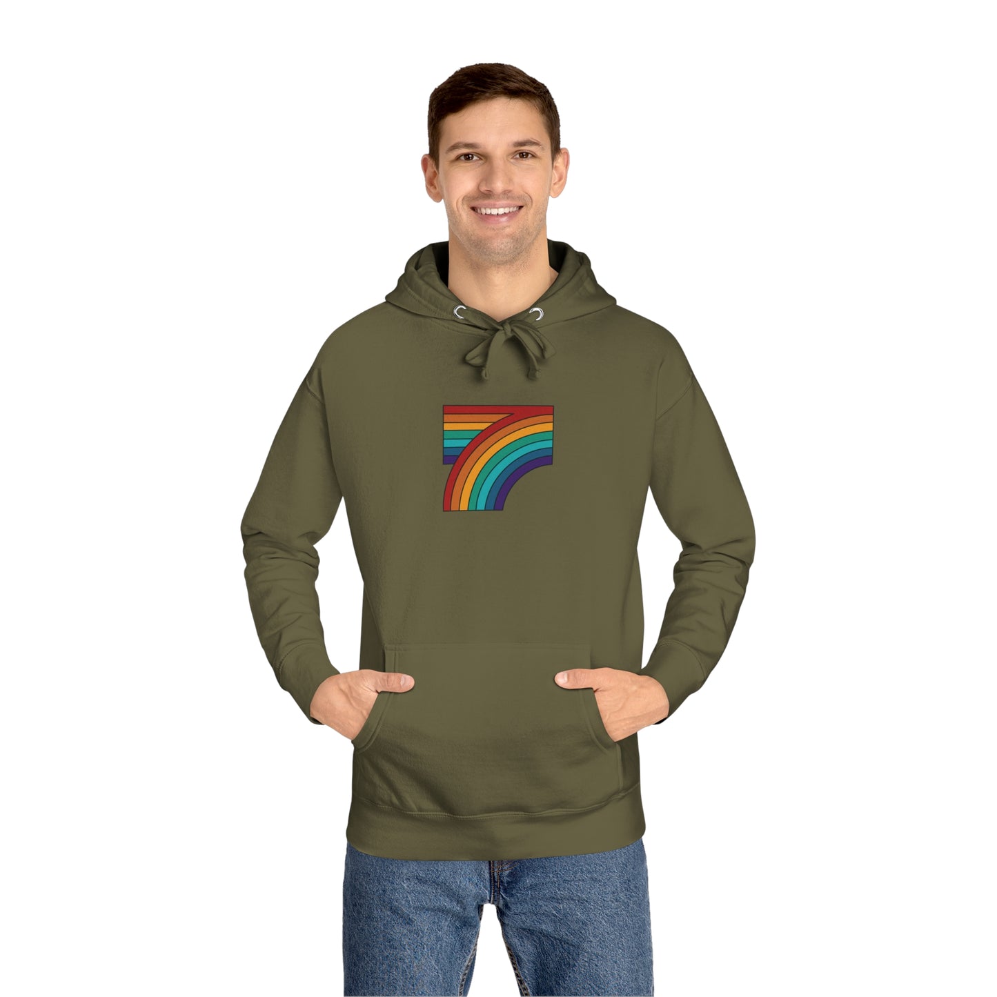 7Rainbow FALL Unisex Fleece Hoodie