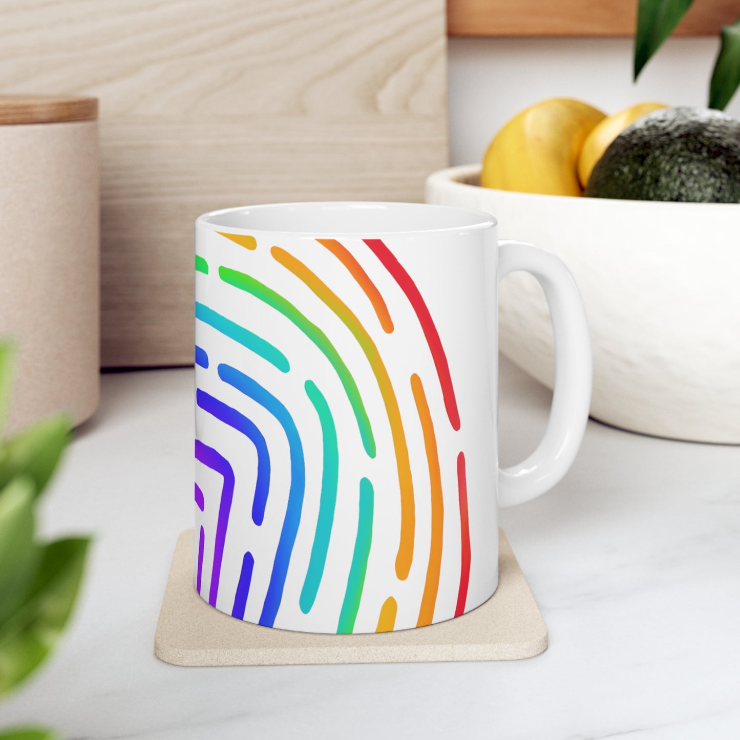 7FINGERPRINT Ceramic Mug 11oz