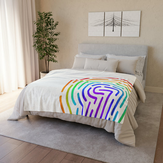 7 Fingerprint Soft Polyester Blanket